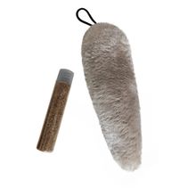 Markapet 18-20 cm Kedi Otlu Krem Peluş Kuyruk Kedi Oyuncağı