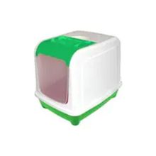 Markapet 50 x 38 x 42 cm Yeşil Kapalı Çift Açılır Kedi Tuvaleti