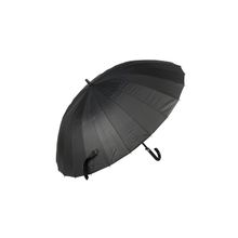 Marlux M21MAR1024R002 Siyah Desenli Baston 24 Fiber Tel Hakiki Deri Saplı Premium Protokol Şemsiye