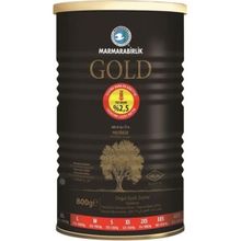 Marmara Birlik Gold Az Tuzlu Salamura Mega 201-230 Xl Teneke 800 gr Siyah Zeytin