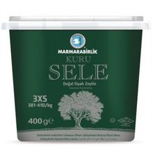 Marmara Birlik Kuru Sele 3XS 381-410 400 gr Siyah Zeytin (6 adet)