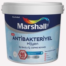 Marshall Antibakteriyel Hijyen 15 lt Buz Saçağı İç Cephe Boyası