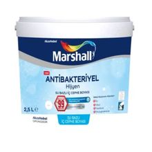 Marshall Antibakteriyel Hijyen Islak Kum 2.5 lt Silinebilir İç Cephe Boyası