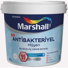 Marshall Antibktriyel Hijyen Sedef Işıltısı 20 kg İç Cephe Duvar Boyası
