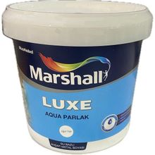 Marshall Aqua Luxe 010 Beyaz 0.75 lt Su Bazlı Parlak Akrilik Esaslı Dekoratif Boya