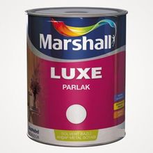 Marshall Beyaz 3.75 lt 5 kg Luxe Parlak Sentetik Yağlı Demir Boya