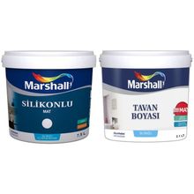 Marshall Beyaz 7.5 lt Silpak Silikonlu Iç Cephe Boya