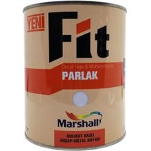 Marshall Fit 2.5 lt Siyah Ahşap Metal Parlak Sentetik Yağlı Boya
