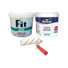 Marshall Fit Adaçayı 20 kg Silikonlu İpek Mat Silinebilir İç Cephe Boyası