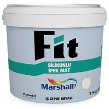 Marshall Fit Beyaz Lale 3.5 kg Silikonlu İpek Mat Silinebilir İç Cephe Boyası