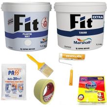 Marshall Fit Plastik 3.5 kg Badem Ezmesi İç Cephe Boyası