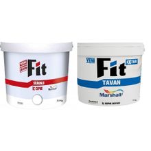 Marshall Fit Silikonlu Kızıl Kum 3.5 kg İç Cephe Boyası+3.5 kg Fit Extra Tavan Boyası