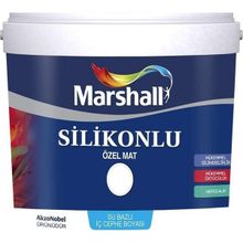 Marshall İnci Tanesi 1 lt Silikonlu Özel Mat Duvar Boyası