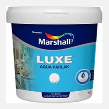 Marshall Luxe Aqua Parlak Beyaz Su Bazlı 0.75 lt Ahşap-Metal Boyası
