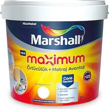 Marshall Maximum Beyaz 2.5 lt Silikonlu İç Cephe Boyası