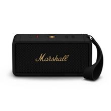 Marshall Middleton Black and Brass Bluetooth Hoparlör