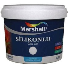 Marshall Özel Mat Çiğ Damlası Silikonlu Silinebilir 2.5 lt Duvar Boyası