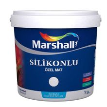 Marshall Özel Mat Fıstık Silinebilir Silikonlu 7.5 lt Duvar Boyası