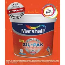Marshall Sil-Pak Silikonlu Tam Silinebilir 15 Lt Beyaz İç Cephe Duvar Boyası
