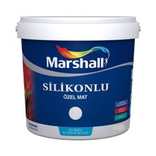 Marshall Silikonlu Fildişi 15 lt Özel Mat Silinebilir Iç Cephe Boyası