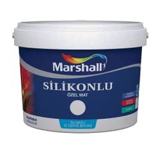 Marshall Silikonlu Mavi Göl 1 lt Özel Mat Silinebilir İç Cephe Boyası