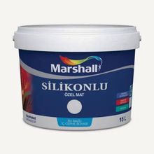 Marshall Silikonlu Özel Mat 7.5 lt Şeftali İç Cephe Boyası