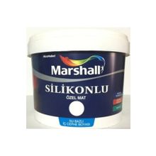Marshall Silikonlu Özel Mat Boya Beyaz 2.5 lt