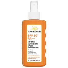 Maruderm Hassas Ciltler İçin SPF 50+ 200 ml Mineral Sprey Güneş Kremi