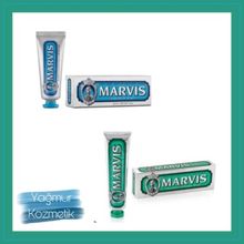 Marvis Aquatic Mint 85 ml Diş Macunu + Classic Mint Diş Macunu 85 ml Diş Macunu