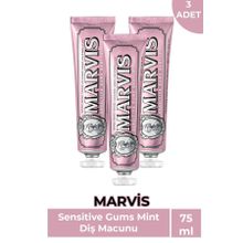 Marvis Sensitive Gums Mint 3x75 ml Diş Macunu