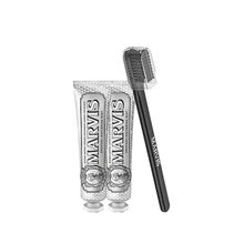 Marvis Whitening Mint Diş Macunu 85 ml 2 Adet ve Diş Fırçası