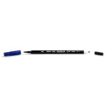 Marvy 1800-3 Mavi Çift Uçlu Brush Pen Fırça Kalem