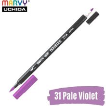 Marvy 1800-31 Brush Pen Çift Uçlu Pale Fırça Kalem