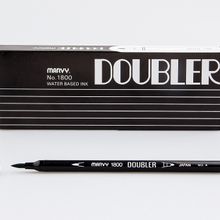 Marvy 1800-4 Yeşil Çift Uçlu Brush Pen Fırça Kalem