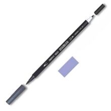 Marvy 1800-61 Koyu Lila Çift Uçlu Brush Pen Fırça Kalem