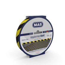 Mas 2655 Sarı Siyah 25 mm 15 m Kaydırmaz Bant