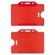 Mas 3520 Kırmızı 50'li Yatay Plastik Kart Muhafazası
