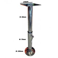 Masa Ve Koltuk Ayağı 2 Kademeli Krom 53-90cm Tekne, Yat Ve Karavan