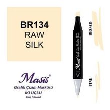 Masis 134 Ham İpek Çift Uçlu Marker Grafik Çizim Kalemi