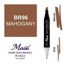 Masis 96 Maun Çift Uçlu Marker Grafik Çizim Kalemi