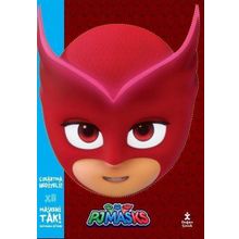 Maskeni Tak - Pjmasks Baykuş Kız - Boyama Kitabı - Doğan Çocuk