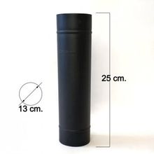 Mat Siyah Emaye Soba Borusu 25 Cm 1.Kalite
