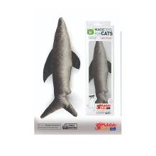 Matatabi Cats 28 cm Fiso Köpek Balığı Şeklinde Matatabili Çıngıraklı Peluş Kedi Oyuncağı