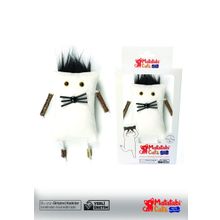 Matatabi Cats Beyaz 12 cm Mr Kedi Oyuncağı