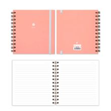 Matt Notebook 15x15 cm Kare 2'li Set Spiralli Çizgili Tarihsiz Not Defteri
