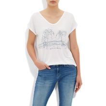 Mavi 062773-20843 Beyaz V Yaka Erkek T-Shirt