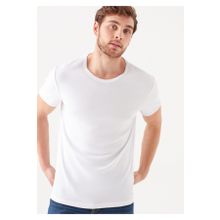 Mavi 063747-620 Beyaz Erkek T-shirt