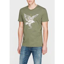 Mavi 065008-27069 Baskılı Yeşil Erkek T-Shirt