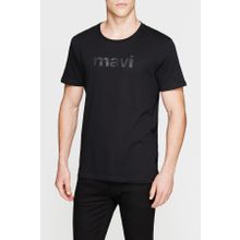 Mavi 065199-900 Logo Baskılı Siyah Erkek T-shirt