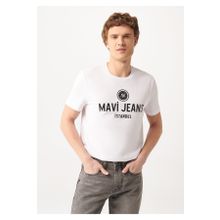 Mavi 066195-620 Polo Yaka Normal Kalıp Beyaz Erkek T-Shirt